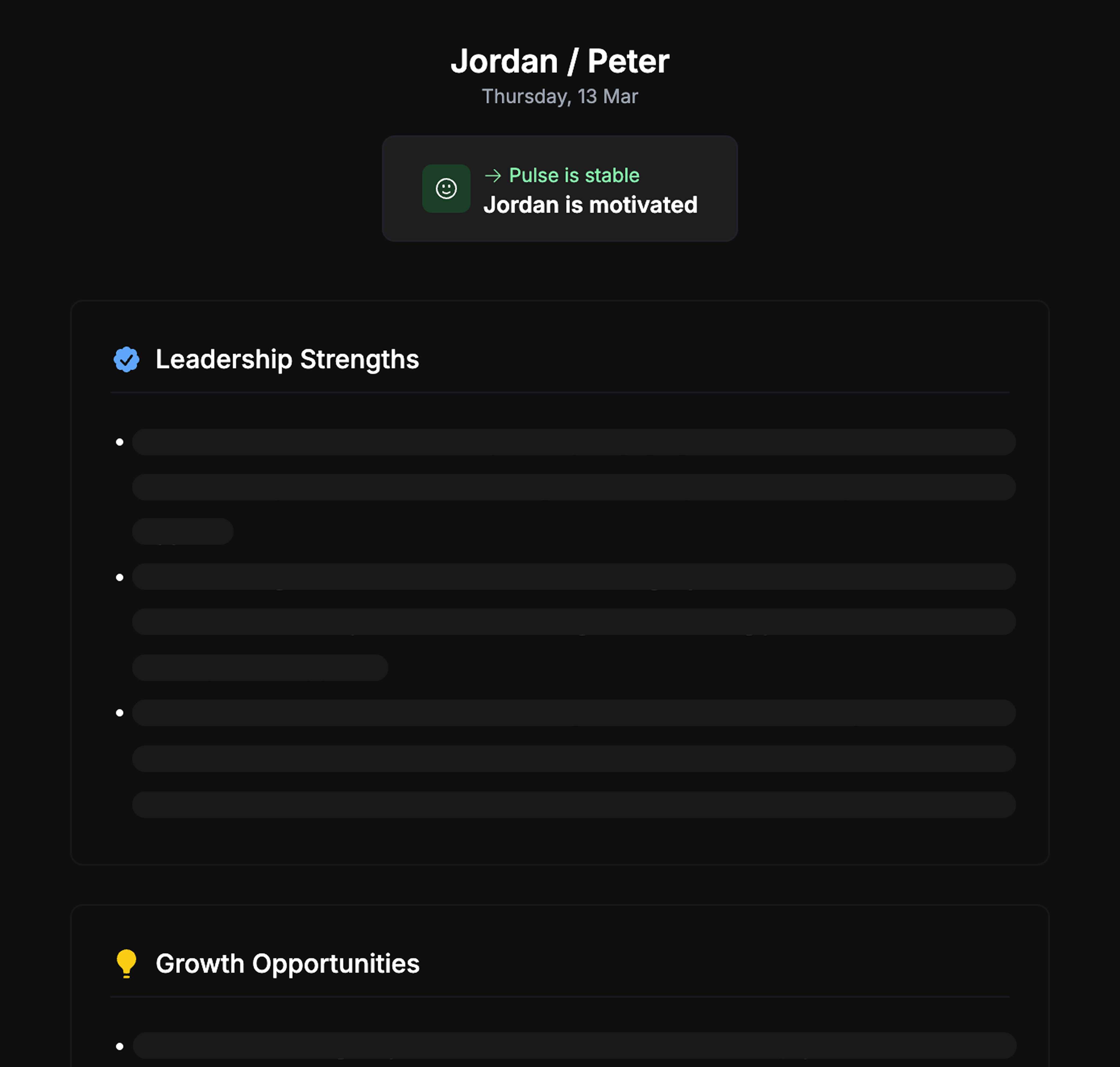 Advanced 1:1 Insights