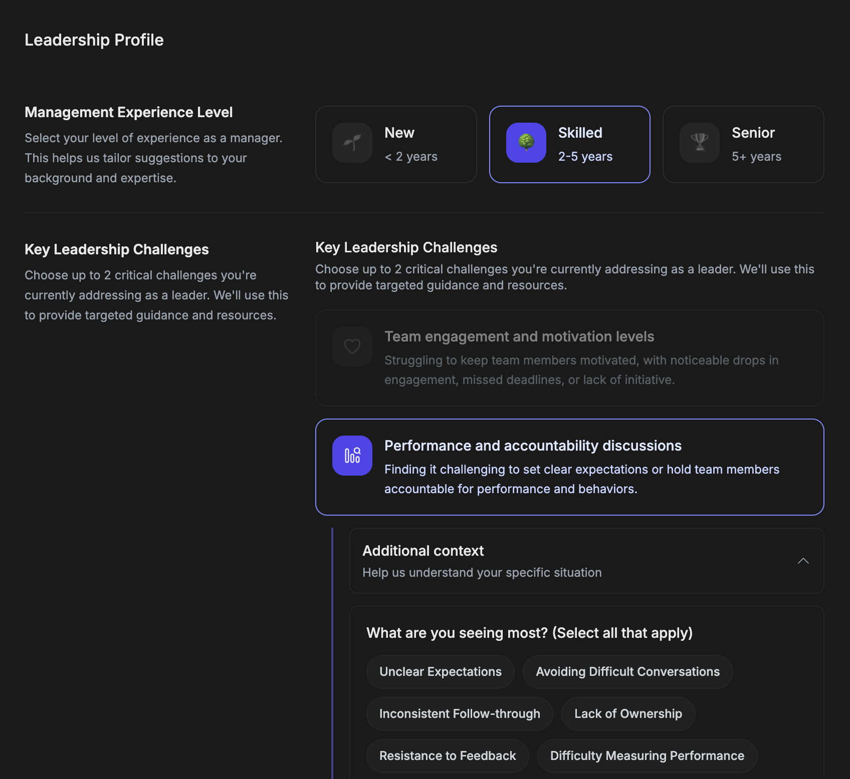 Leadership Profile